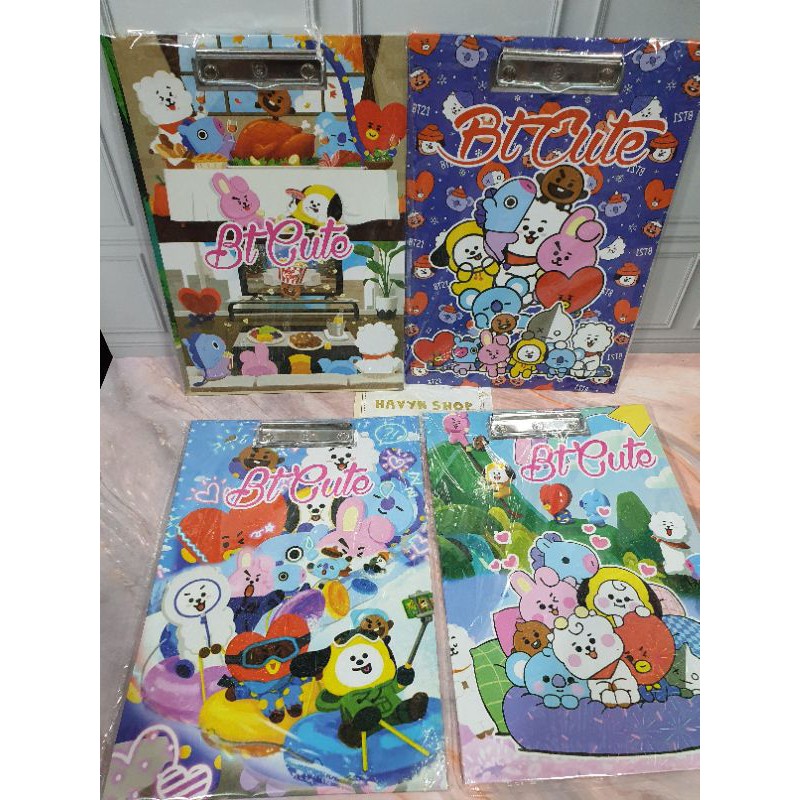 Papan Jalan/papan ujian/alas ujian/clip board/clipboard-BTS