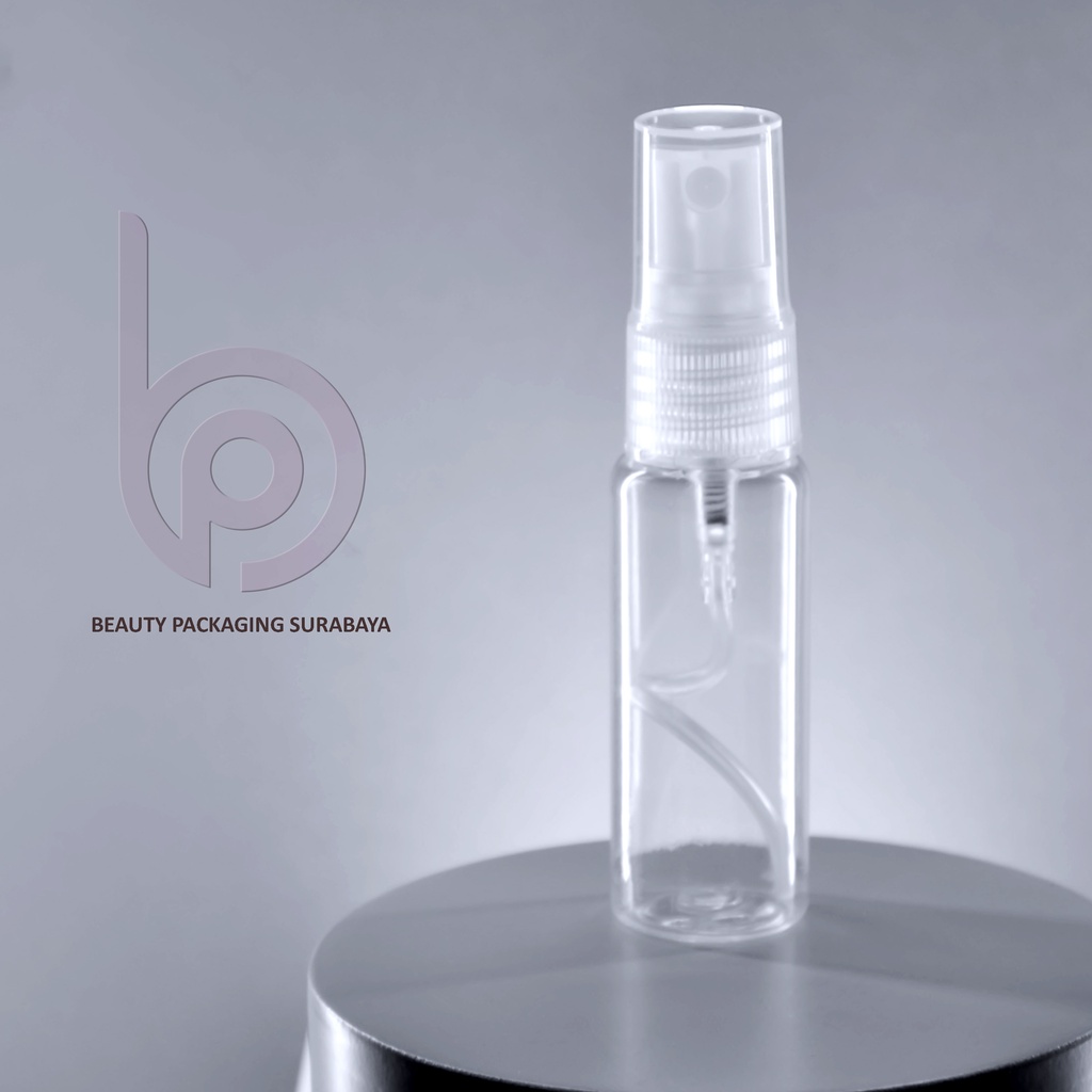 Botol Plastik PET 20ml BR Bening Tutup Spray