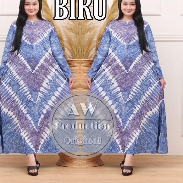 【Grosiran Murah✅】 Daster Kaos Abstrak Jumbo Lengan Panjang Resleting Depan Busui Bumil Dress Wanita 