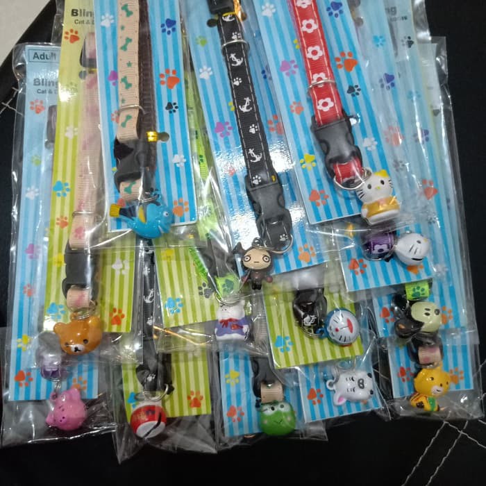 Kalung Untuk Anjing Kucing Ukuran Sedang Murah Dengan Lonceng Dan