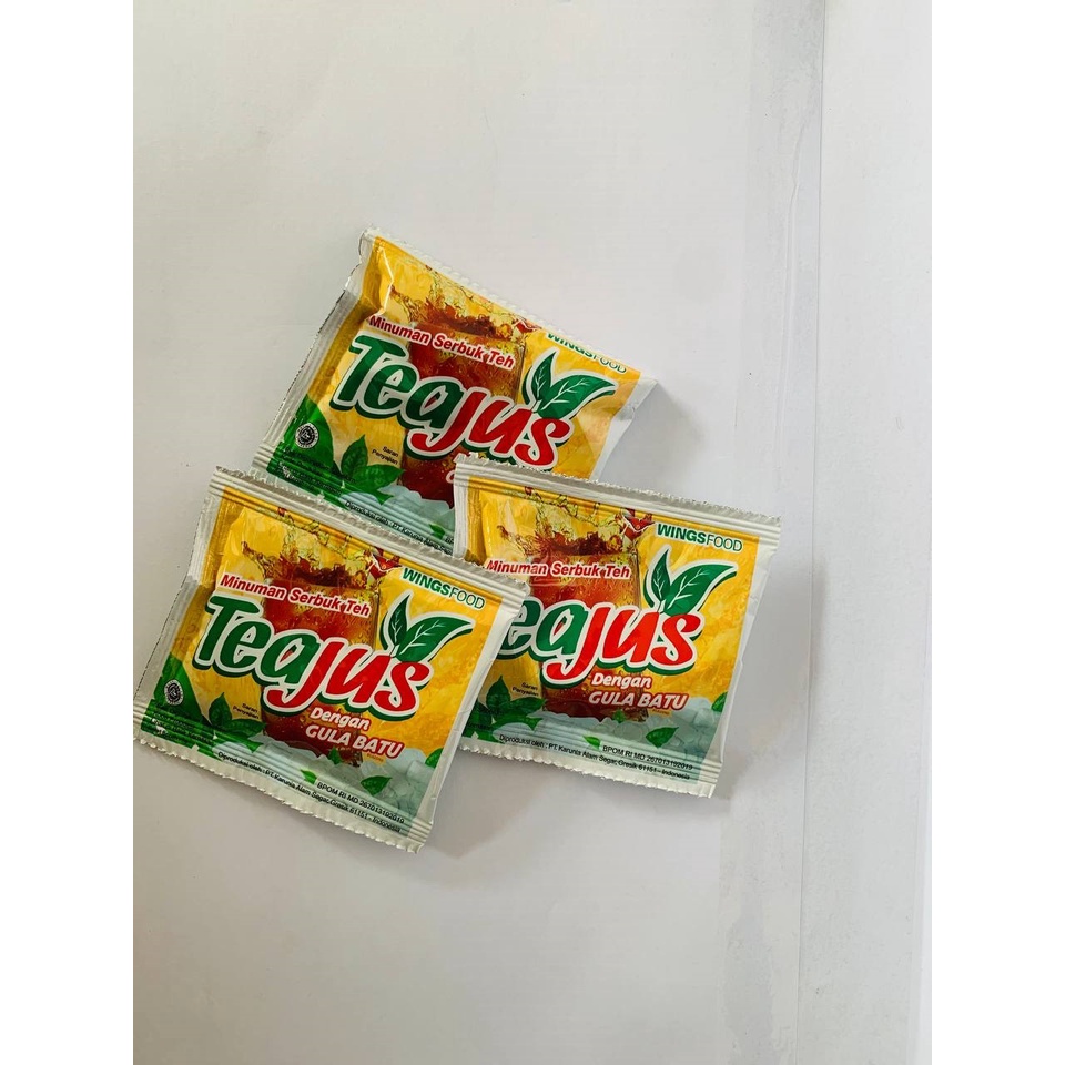 

BEST TEAJUS Rasa Gula Batu isi 1 Pcs Tea Jus Minuman Teh Bubuk Instant MENYEGARKAN