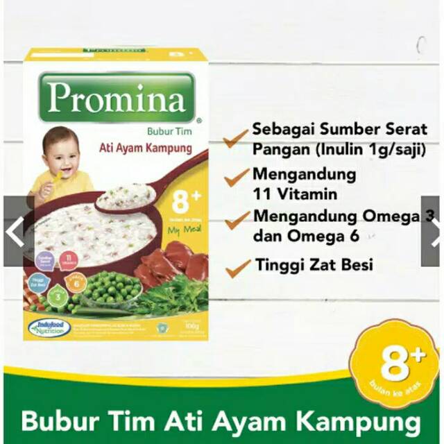 Promina Bubur Tim Ati Ayam Kampung 8+