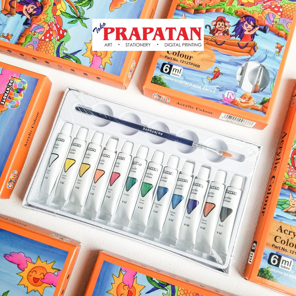 

Cat Akrilik Set Paintmate 12x6ml | Paintmate Acrylic