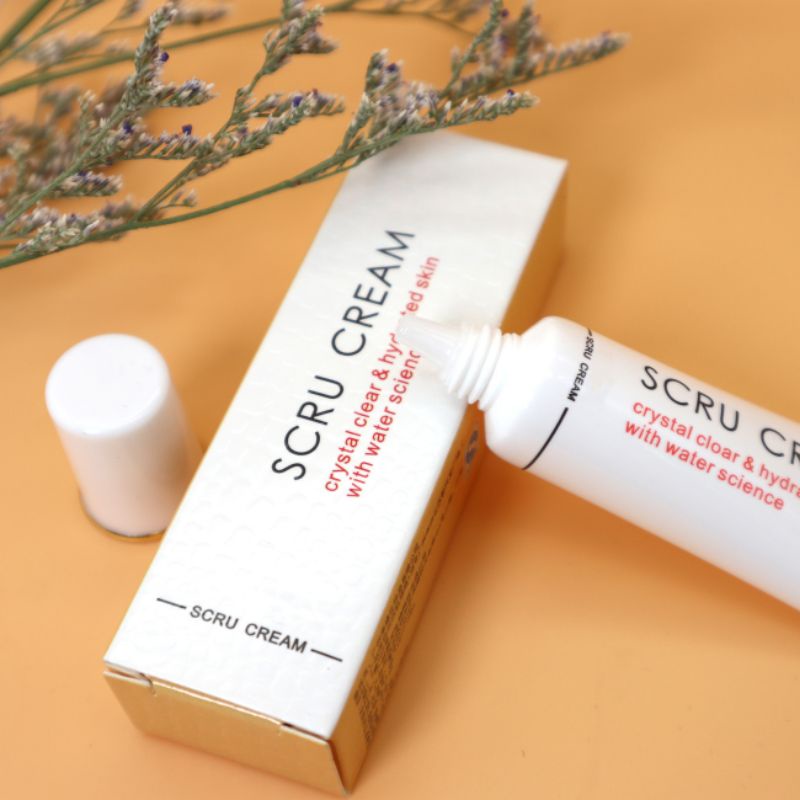 Scru Cream Lip Scrub Pelembab Bibir Anti Kering 100% Original Murah / Pelembab Bibir Kering dan Bibir Pecah-Pecah / Lip Exfoliating Gel / Cream Pelembab Bibir / Gel Pelembab Bibir / Krim Melembabkan Bibir Kering / Krim Atasi Bibir Pecah-Pecah / Krim Bibir