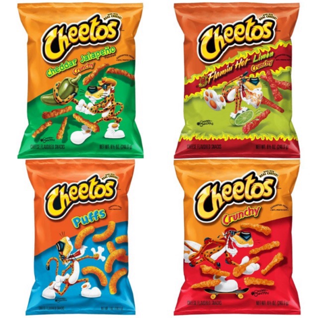 

READY STOCK CHEETOS USA IMPORT (FLAMING HOT/CRUNCHY/JALAPENO/PUFFS)