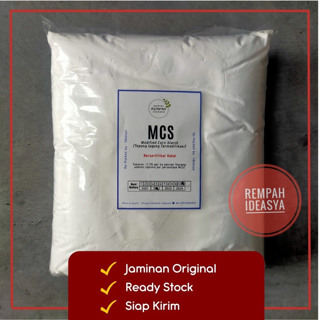 

500gr Modified Corn Starch / Tepung Tekstur Sosis Anti Susut / Tepung Jagung Modifikasi