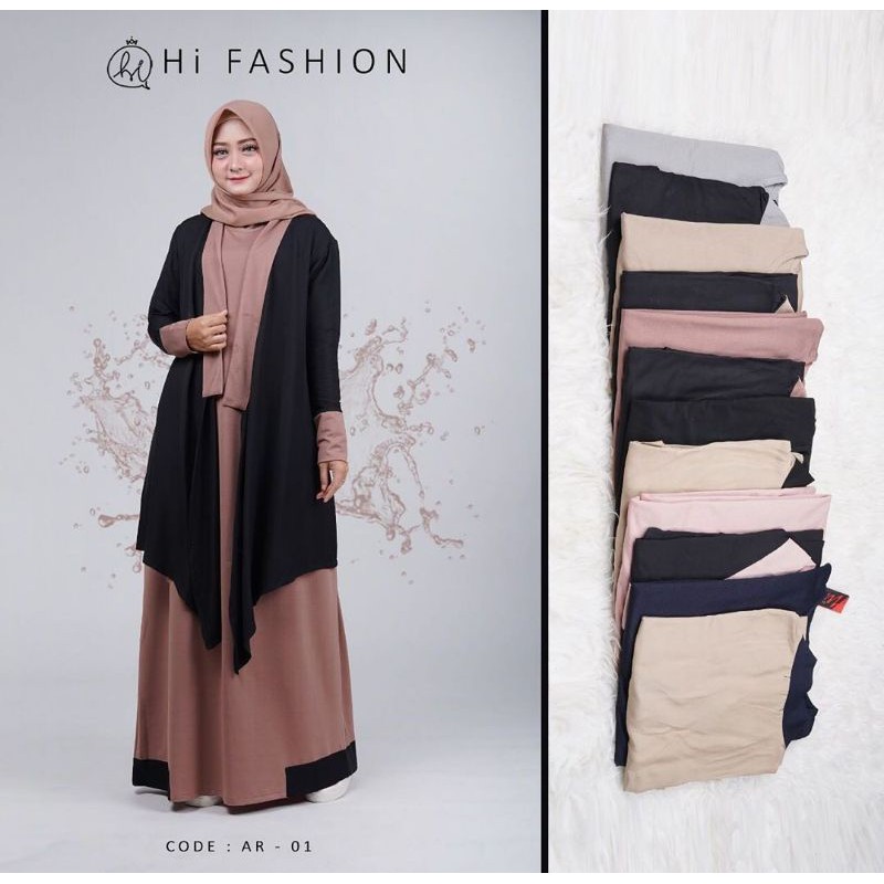Sale   Gamis outer original hi fashion/malakai basic