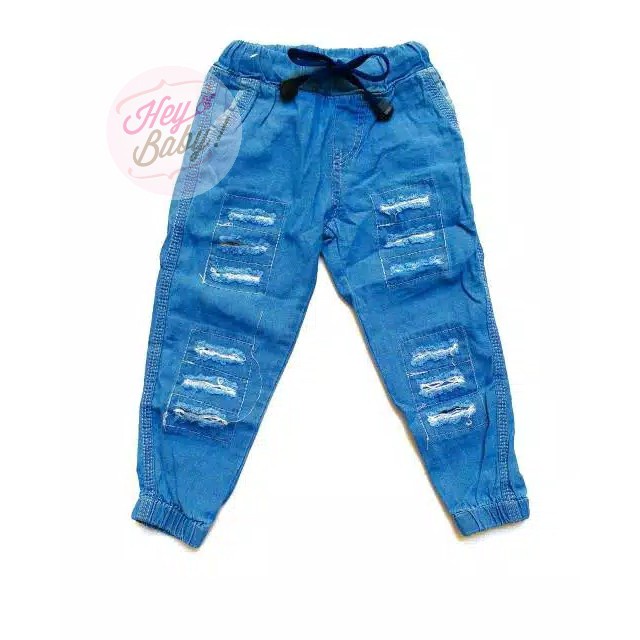 Celana Jogger Anak Laki Laki Murah Kekinian Celana Jeans Anak Cowok Motif Sobek Celana Jins Anak Pri