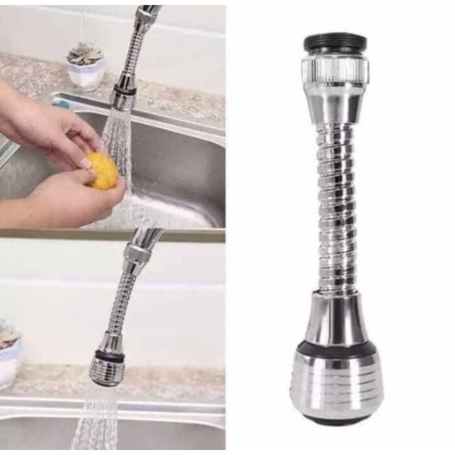 MAGIC Flexible HAND FREE Sprayer Keran Wastafel Faucet STAINLESS ORI