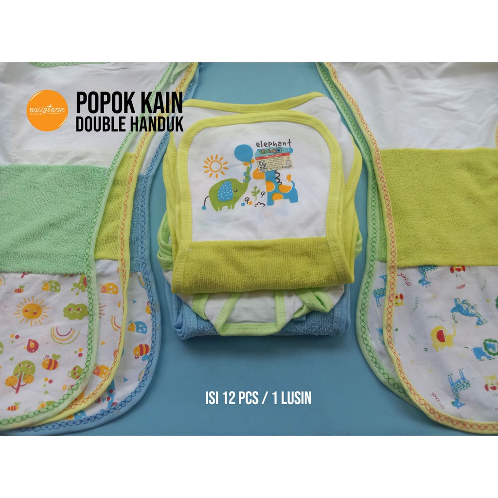 Jual Popok tali bayi / popok kain double handuk isi 12 PCS | Shopee