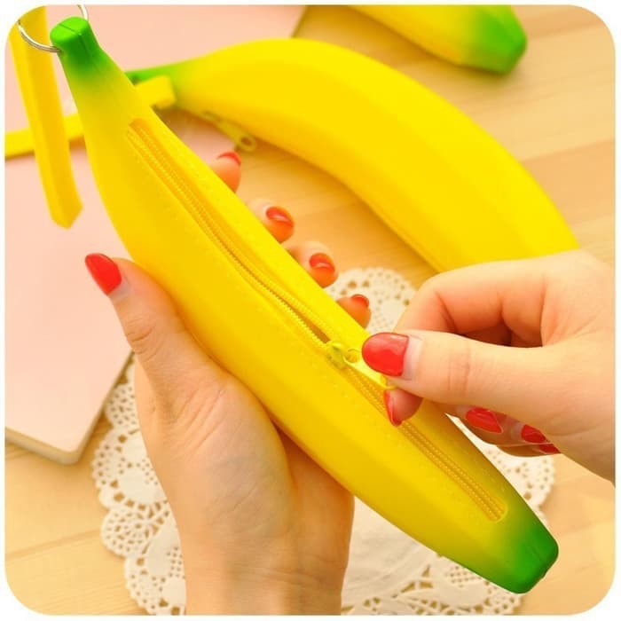 Dompet Pisang Kotak Pensil Pisang Koin Lucu Cute Bananas Purse