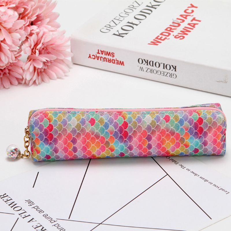 

Free Ongkir ya Kawaii Sequin Pencil Case School Pencilcase Makeup Box Bag School Supplies
