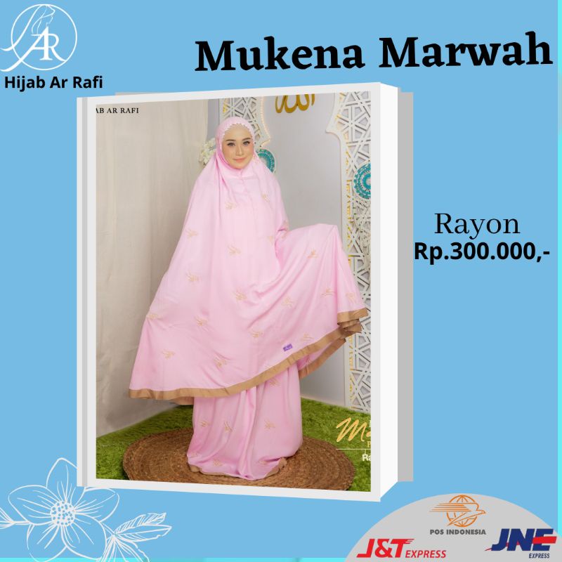 Mukena wanita cantik terbaru terlaris 2021 Mukena Marwah Ori Arrafi gratis ongkir