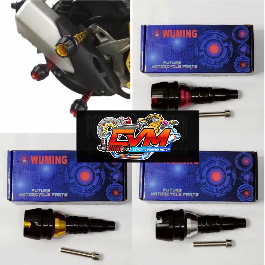 Jalu Knalpot Full Cnc Wuming Satuan Universal Nmax,Nmax New,Aerox,Lexi,Xmax,Pcx,Adv,Vario Dan Motor Lain Nya