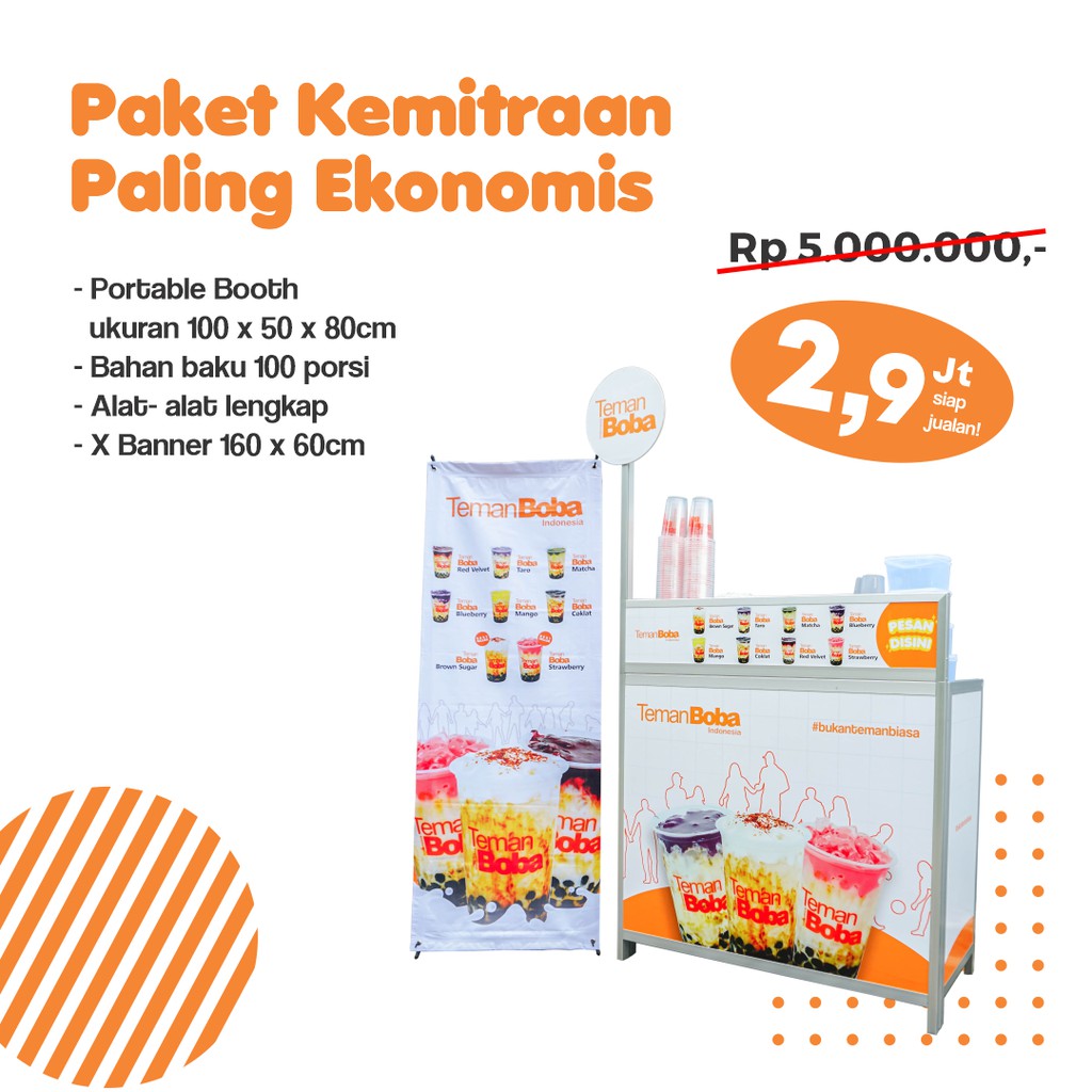 

Paket Kemitraan Teman Boba Khusus Mitra Ridha-Serang