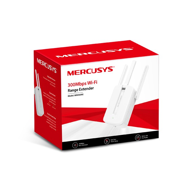 Mercusys MW300RE 300Mbps Wi-Fi Range Extender Repeater