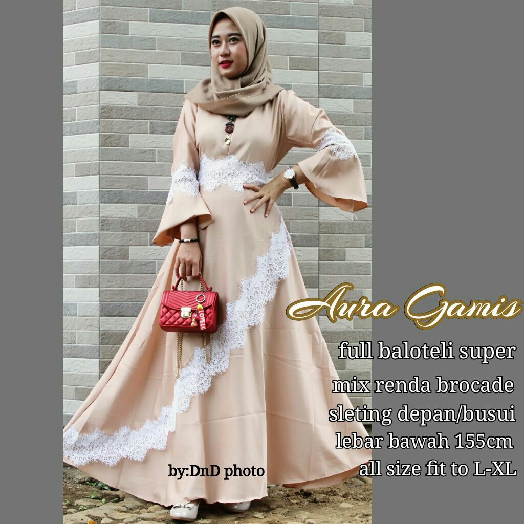 GROSIR BATIK AURA GAMIS