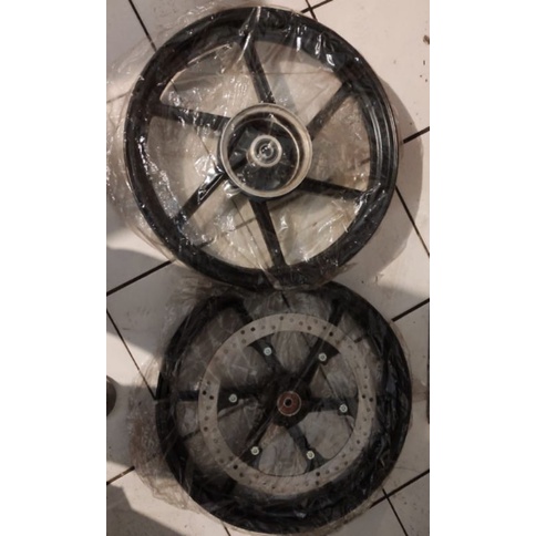 Velg TIGER Mega Pro New Ring 17 R17 Set Depan Belakang Ban Pelg Pelek Veleg Ring Pelak Velek Velk Pe