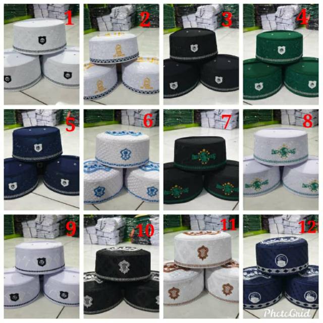 Peci Assagofah/Peci Azzahir/Peci NU/Peci Malaysia/Peci Putih