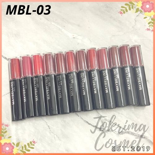 [LUSINAN] Lipgloss Maybelline Fruit Color / Matte / Velvet.