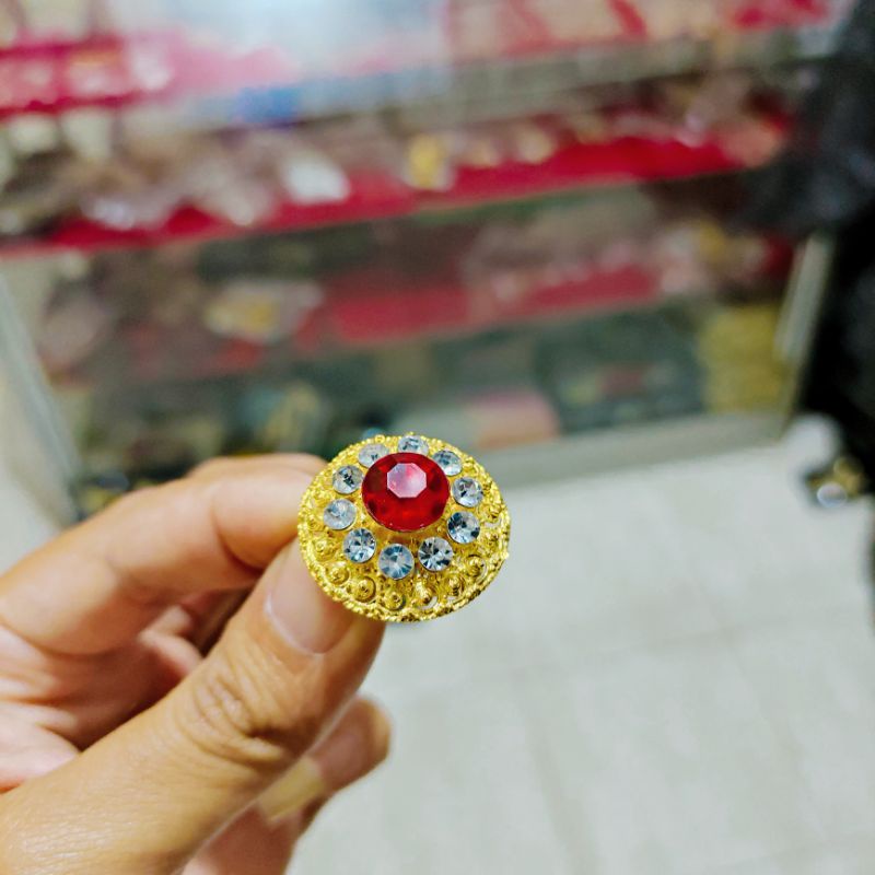 cincin Sirkon bulat