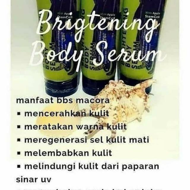 Ready Original Serum Macora BBS Brightening Body