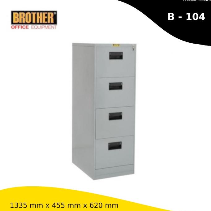 

Filing Cabinet Besi 4 Laci Brother B-104 Terlaris