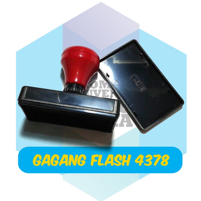 

gagang stempel flash ukuran 43x78mm