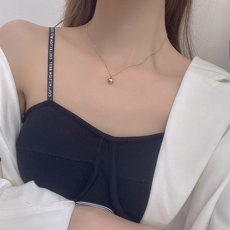 Kalung Titanium Love Simple Elegan Korea Fashion Style Premium