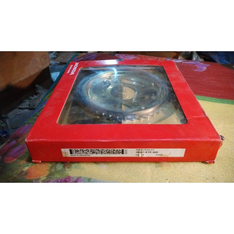 rantai roda kit set gear gir Mega pro Mono monoshock robot Verza cb 150 r CBR CBU facelift gigi 14 4