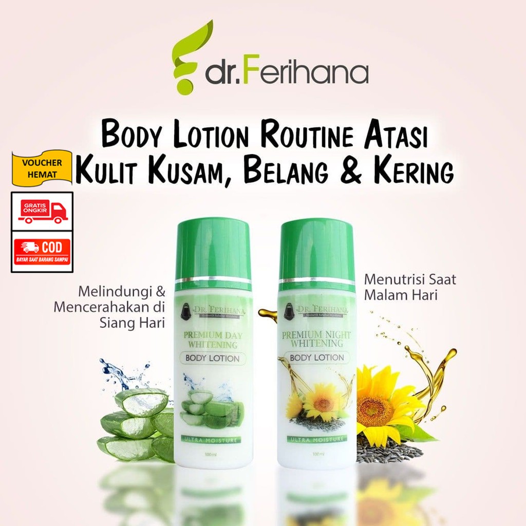 WHITENING BODY LOTION/DR.FERIHANA/BPOM