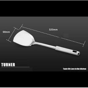centong masak, spatula masak, spatula masak alumunium, sendok masak - TUNNER