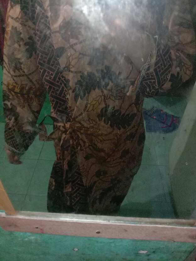 M-l-xl-xxl Batik Tunik Wanita Asj Sa Hrb026 Kenongo Pekalongan Sogan Tulis