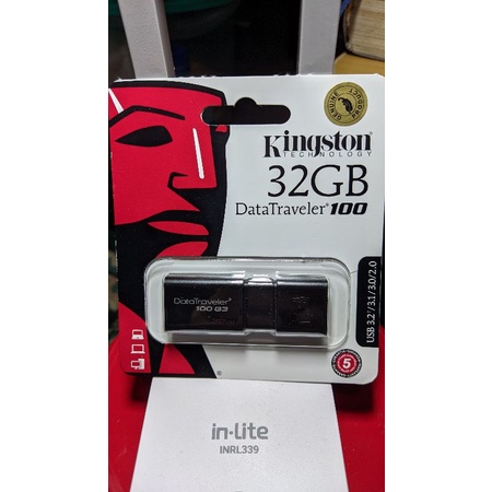 Kingston Flashdisk DataTraveler 100 G3 32GB Usb 3.1