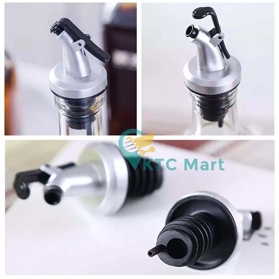 KTCmart - Tutup Botol Minyak Sirup Kecap Penutup Botol Kaca Wine Pourer Bottle Tutup Minyak Botol