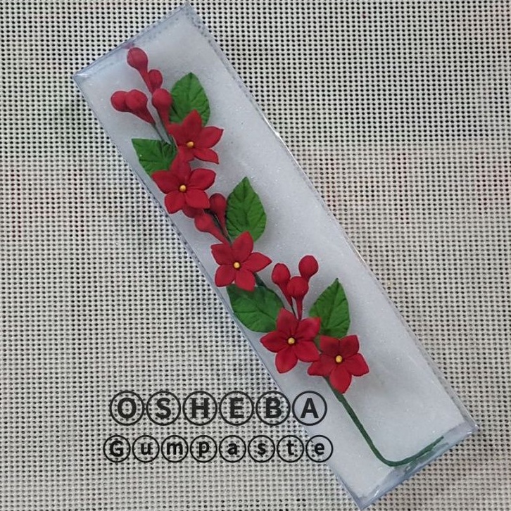 

[osheba] gumpaste bunga filler STP 32 merah