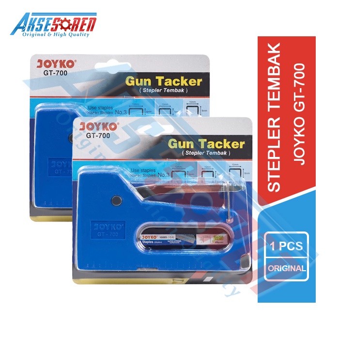 

STAPLER TEMBAK JOYKO [GT-700] / STAPLES / CEKREKAN / PENGOKOT / HEKTER GUN TACKER / ALAT PEREKAT BARANG JOYKO