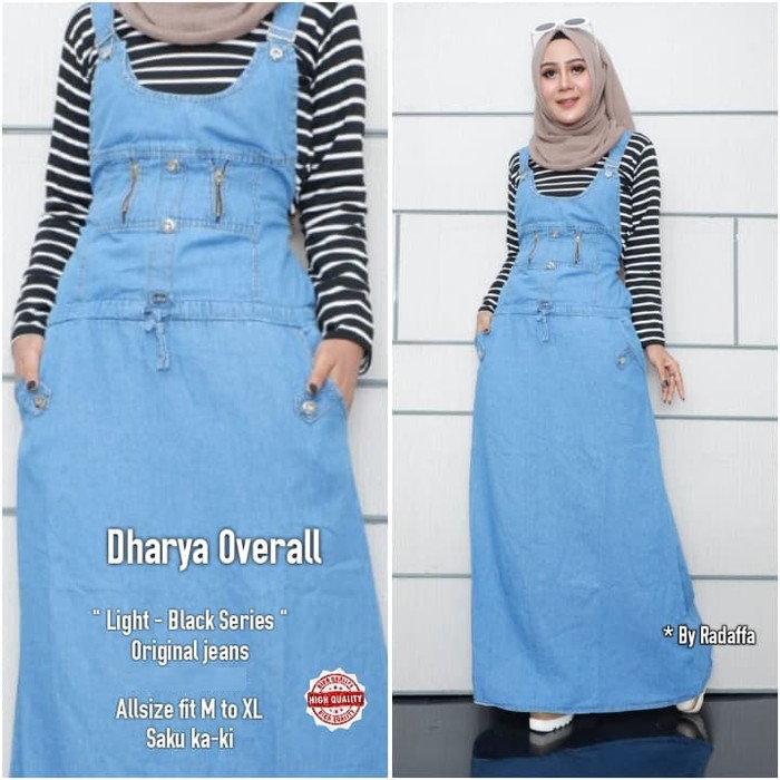 ZIPPER OVERALL / DHARYA OVERALL/ BENTY OVERALL JEANS BR