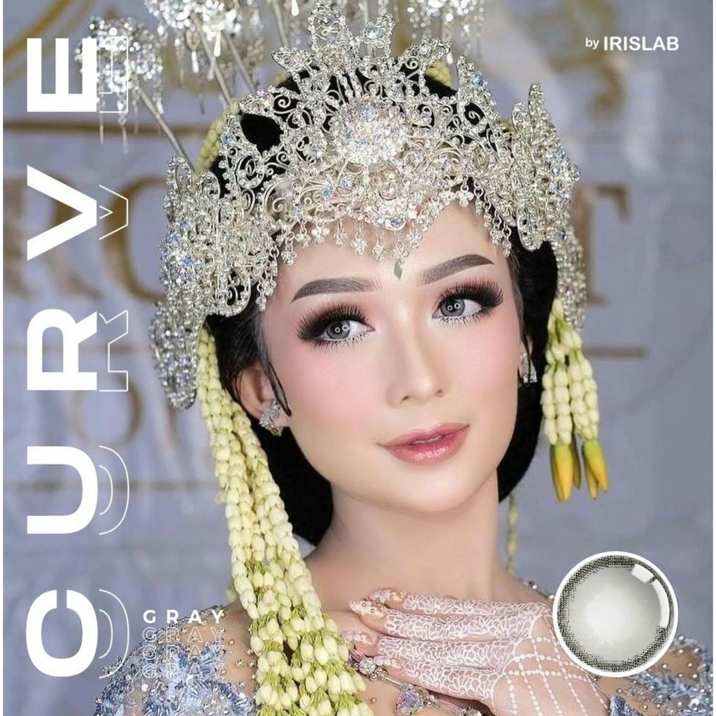 SOFTLENS BARU CURVE BY LIVING COLOR ( GREY -0.50 S/D -6.00 )