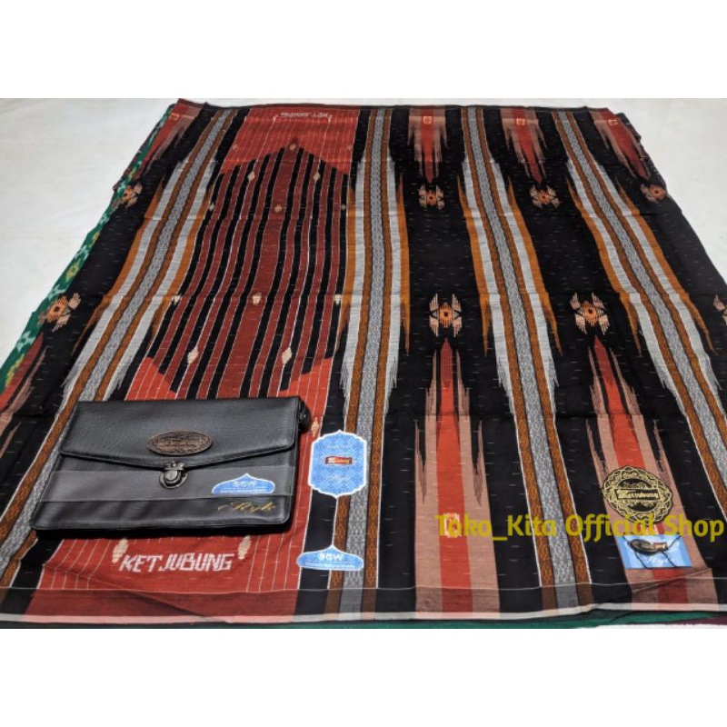 sarung Ketjubung SGW & SGD GOLD HITAM