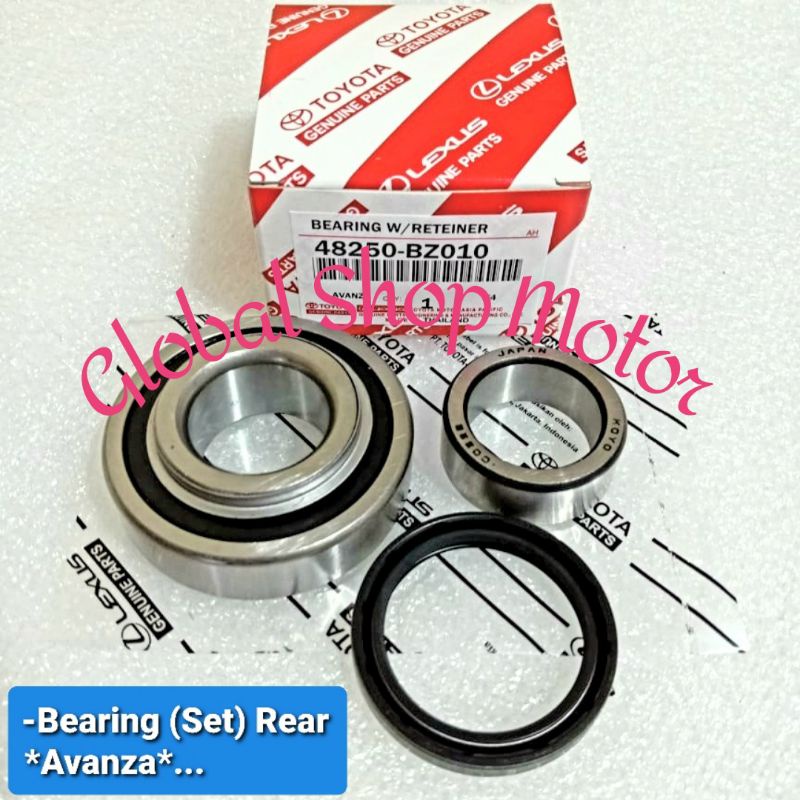 bearing roda belakang set avanza bearing set avanza belakang