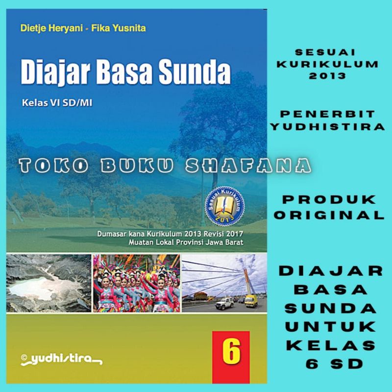 BUKU DIAJAR BASA SUNDA KELAS 1 2 3 4 5 6 SD/MI YUDHISTIRA KURIKULUM 2013