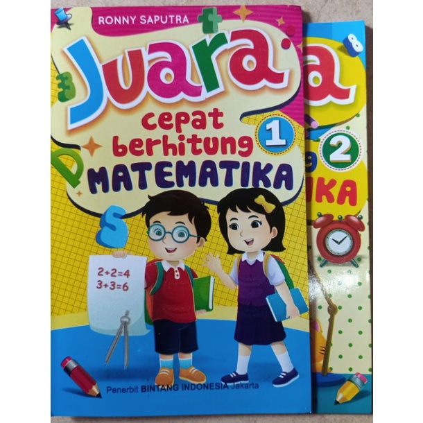 Buku Juara cepat berhitung matematika 1&2 ( untuk anak PAUD &TK)-Paket 1&2