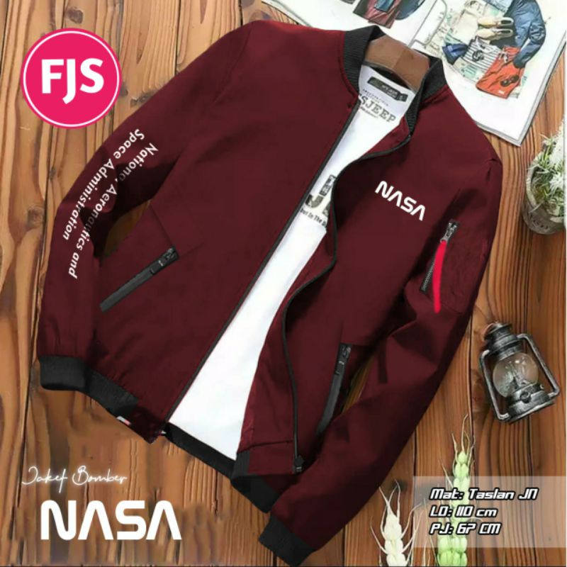 Bomber nasa / Bomber angkasa / bomber patch / bomber terlaris / bomber sablon / bomber murah