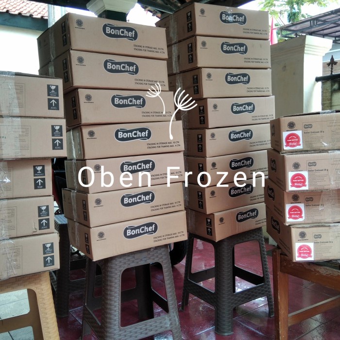 

ORIGINAL MURAH Bonchef croissant dough frozen croffle premium Full butter - FULL BUTTER