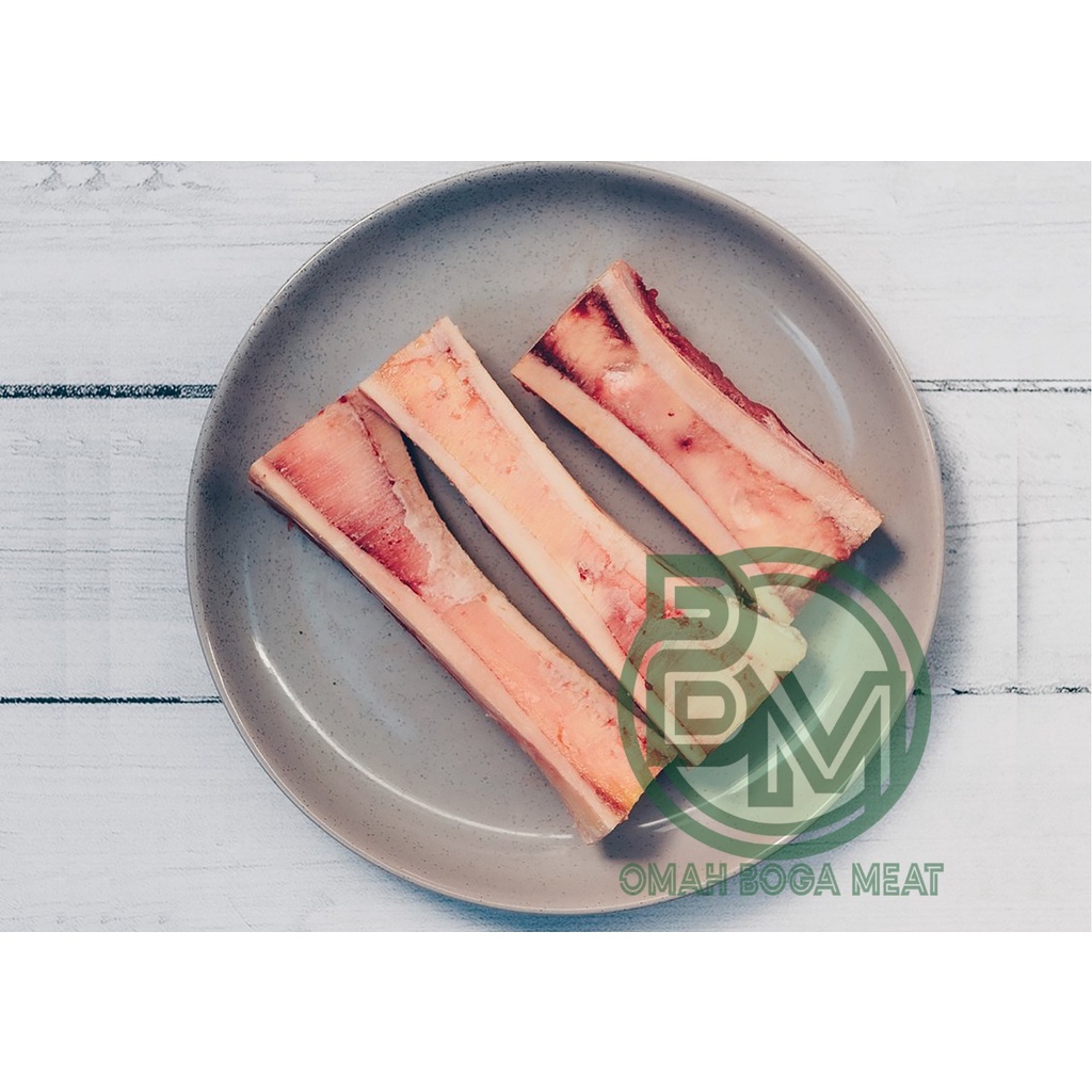 

Beef Marrow bones Frozen 1kg/Tulang sumsum sapi Besar Halal
