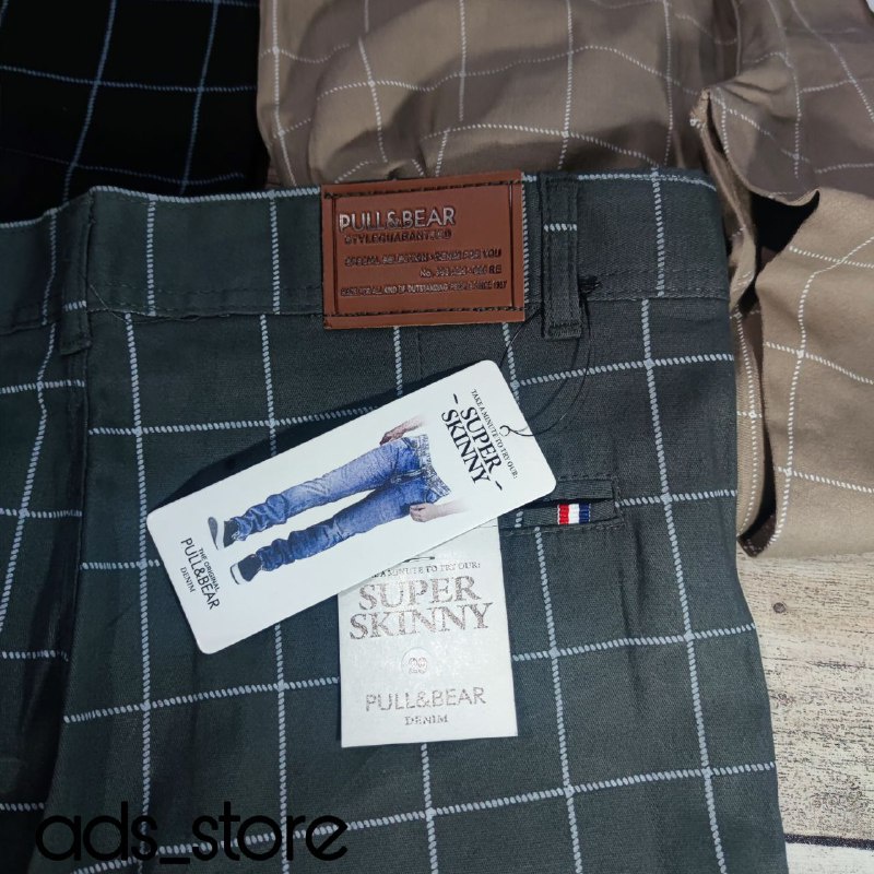 Celana Chino Tartan Panjang Pria Motif Kotak Premium Size 27-32