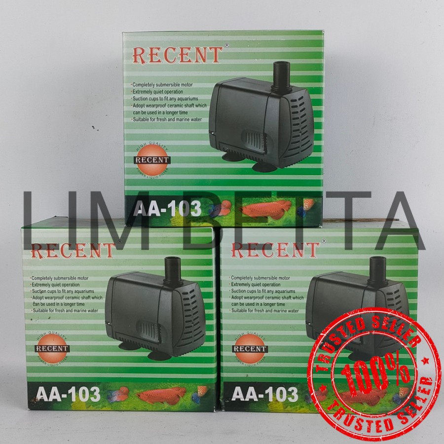 RECENT AA 103 / POWER HEAD AQUARIUM / MESIN POMPA AQUARIUM