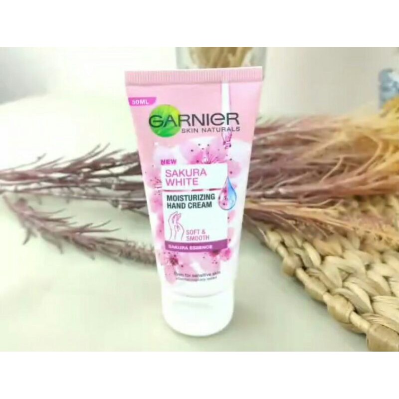 COD Garnier Sakura White Moisturizing Hand Cream 50ml
