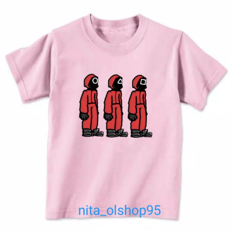 kaos squid game terbaru kaos anak terlaris